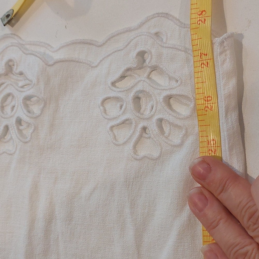 Liz Claiborne Women's Size 14 Breathable Pants Swimsuit Cover-Up White - Picture 11 of 12